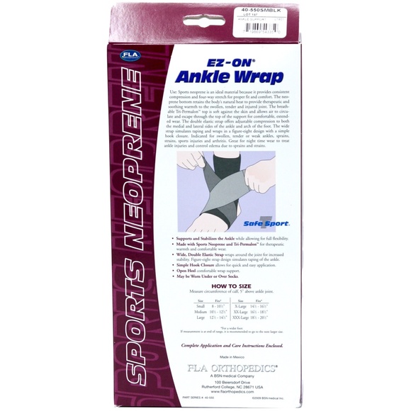 FLA ORTHOPEDICS EZ-ON Ankle Wrap Support - Picture 6 of 7